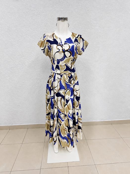 Vestido estampado confeccionado por ELNI